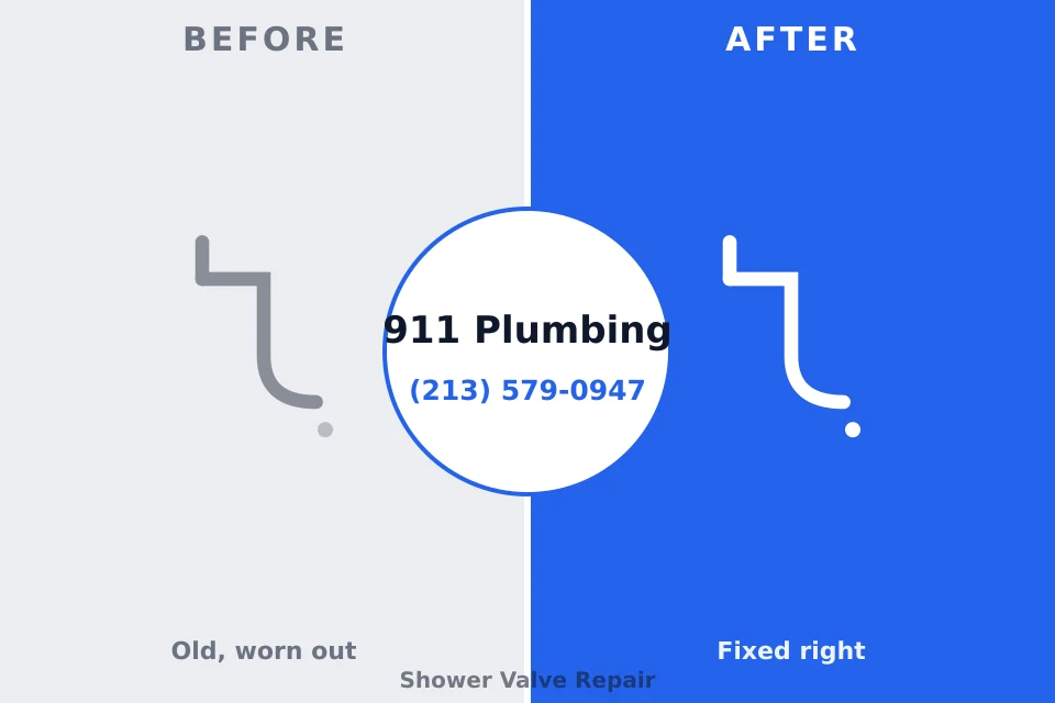 Before and after: plumbing company White City, FL